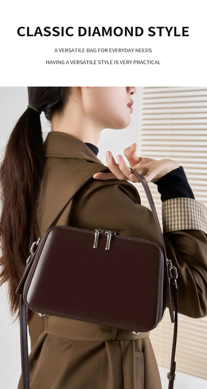 Verona Elite – Estilo Diseñador con Cuero Auténtico