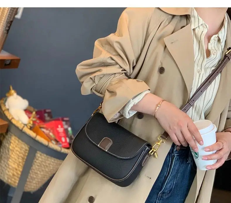 Valentina Class – Bolso Bandolera de Cuero Premium
