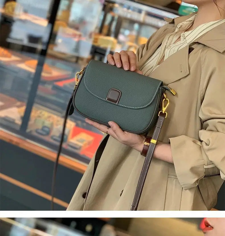 Valentina Class – Bolso Bandolera de Cuero Premium