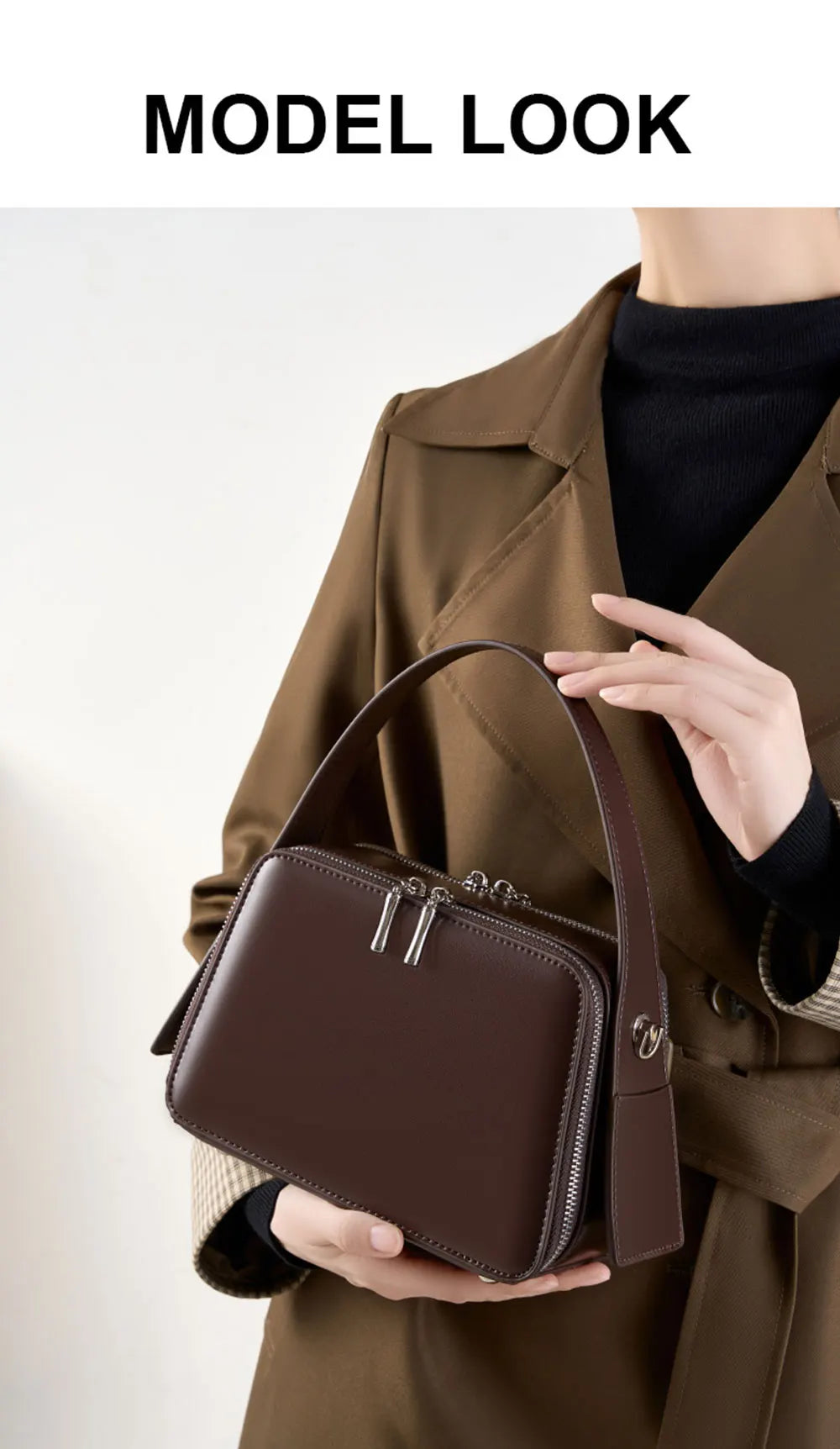 Verona Elite – Estilo Diseñador con Cuero Auténtico