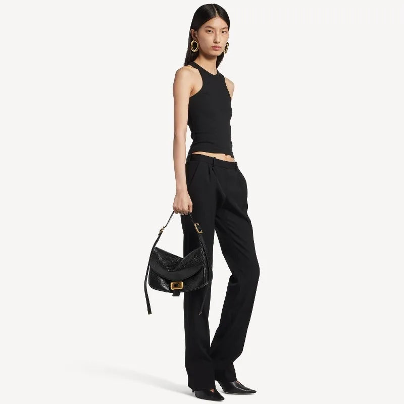 Celeste Class – Bolso Elegante con Solapa Refinada
